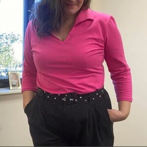 Vixen by Micheline Pitt Hot Pink Vixen Top